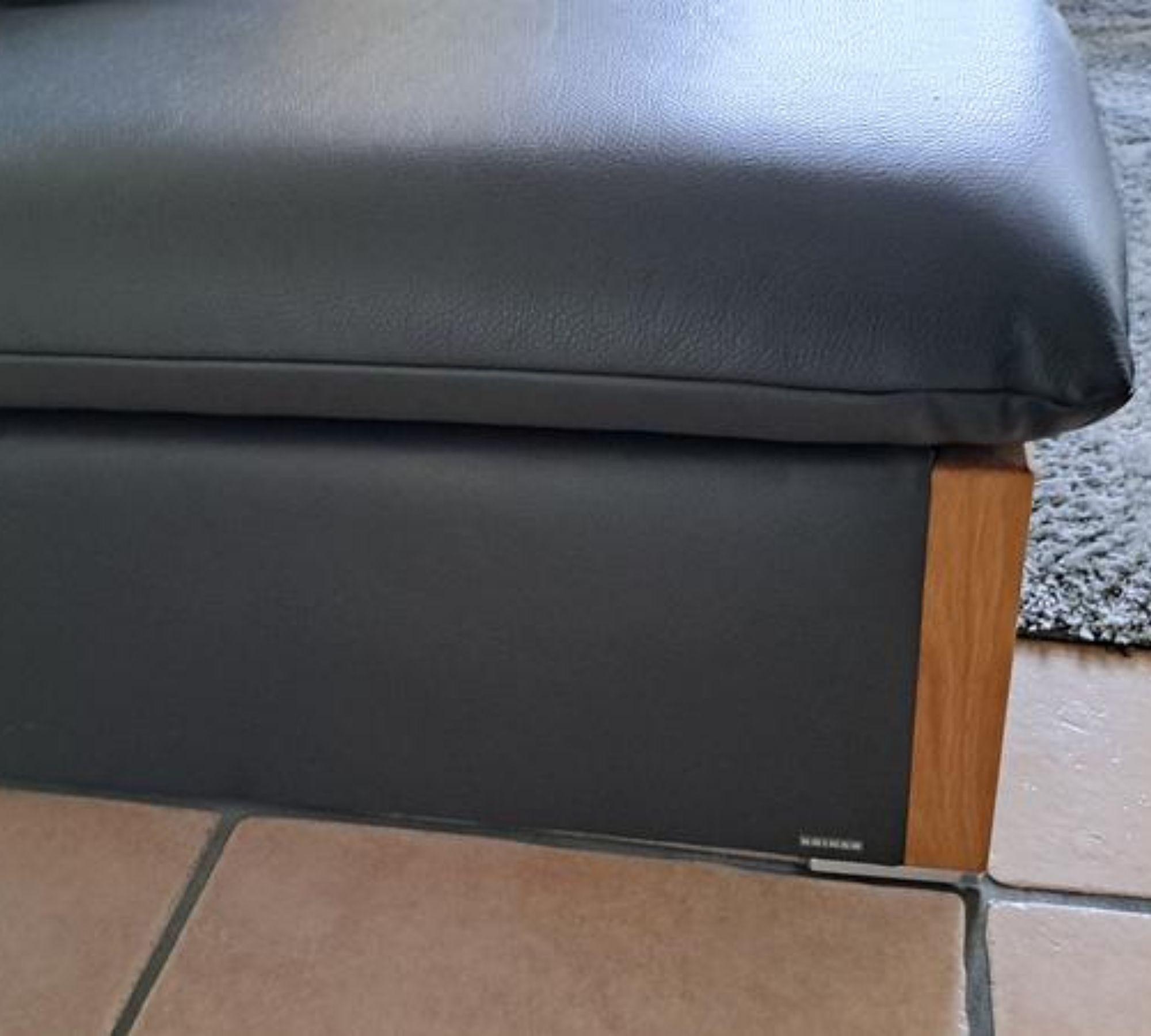 Ecksofa Leder Anthrazit 8