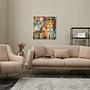 Simena Sofa 3-Sitzer Beige 1