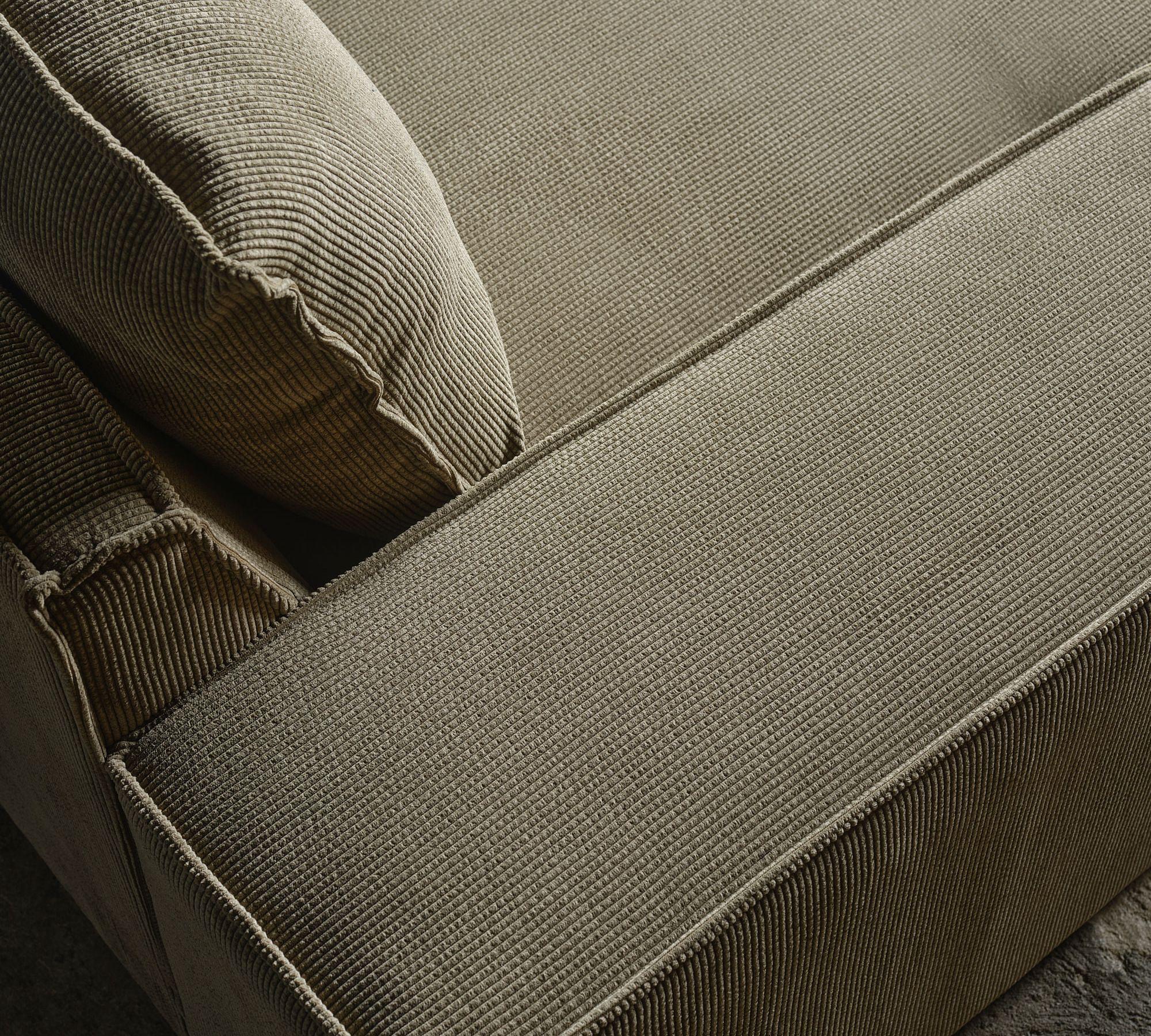 Daphne 1-seater chaise longue right-hand Free Sage 5