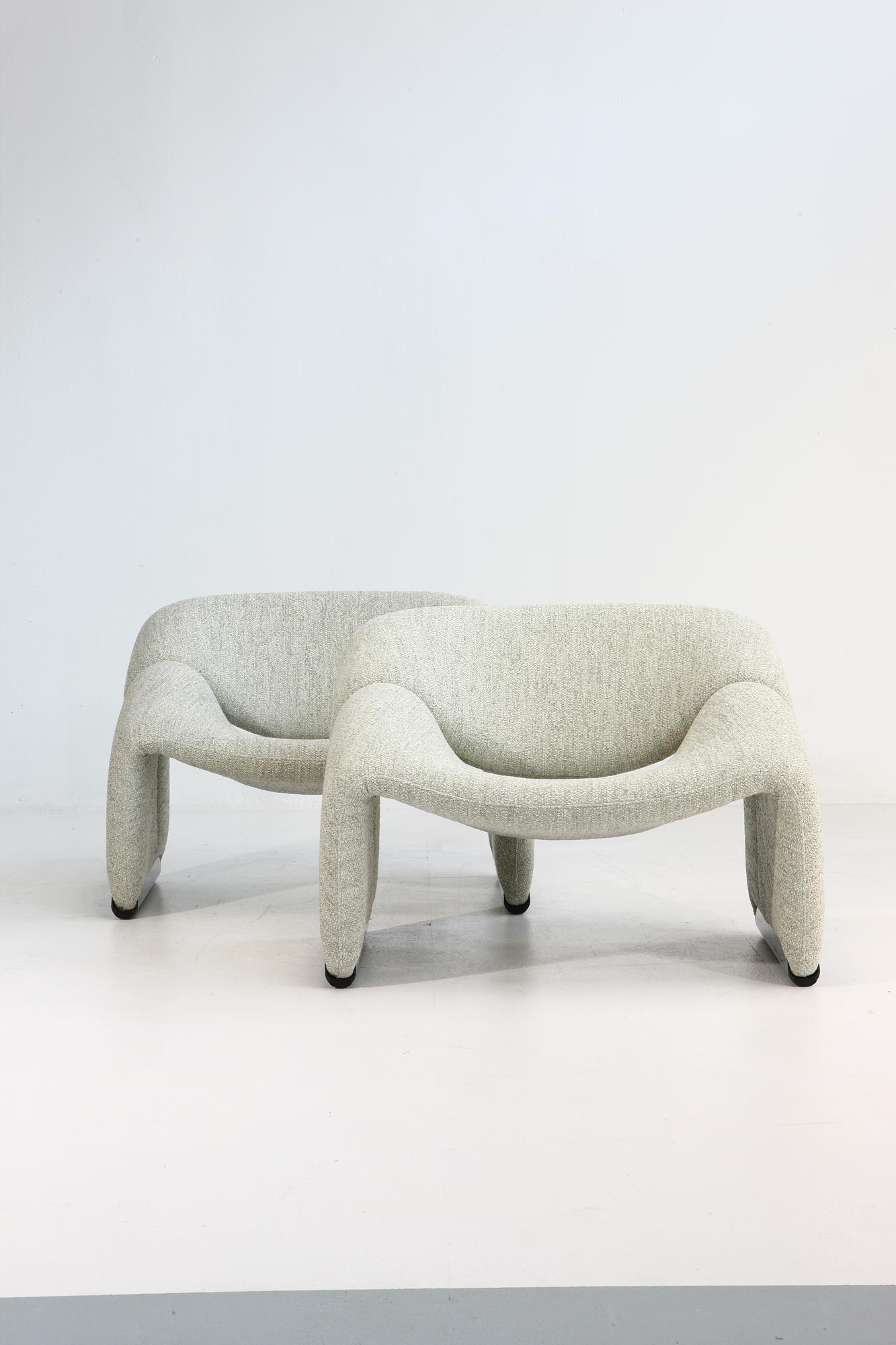 2x Groovy Armchair 1980s 1