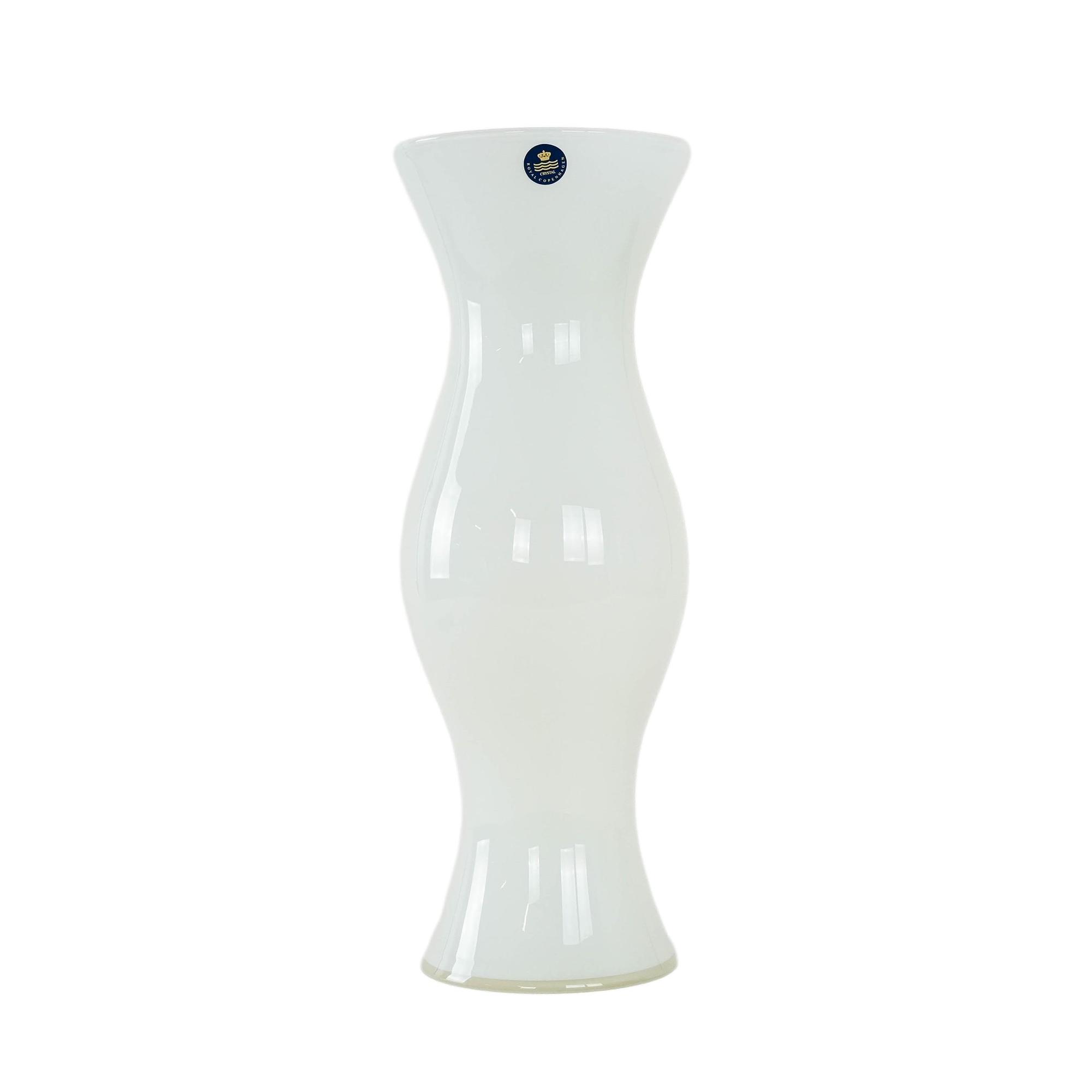 Glass vase White 1970s 0