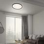 1-light LED ceiling light Plastic Black 1