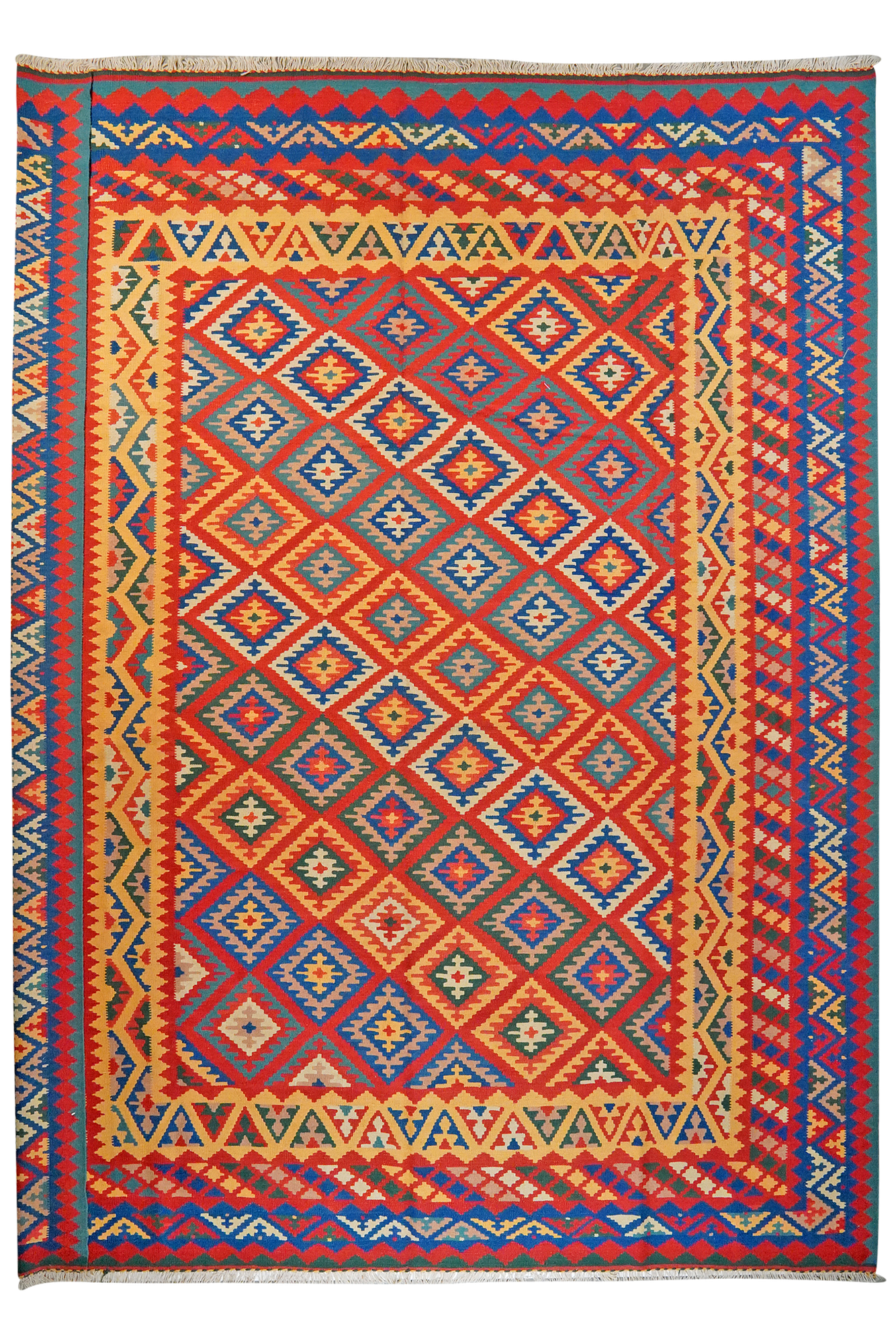 Kilim Gashgai Rug Multicolored 0