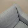 Sessel Textil Holz Grau 1960er Jahre 10