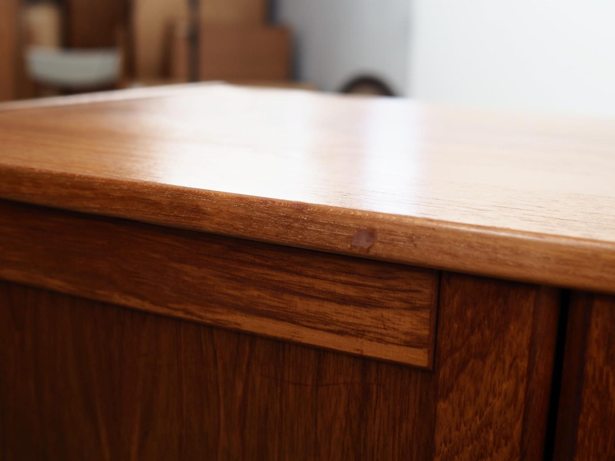 Vintage Sideboard Teakholz Braun 1970er Jahre  14