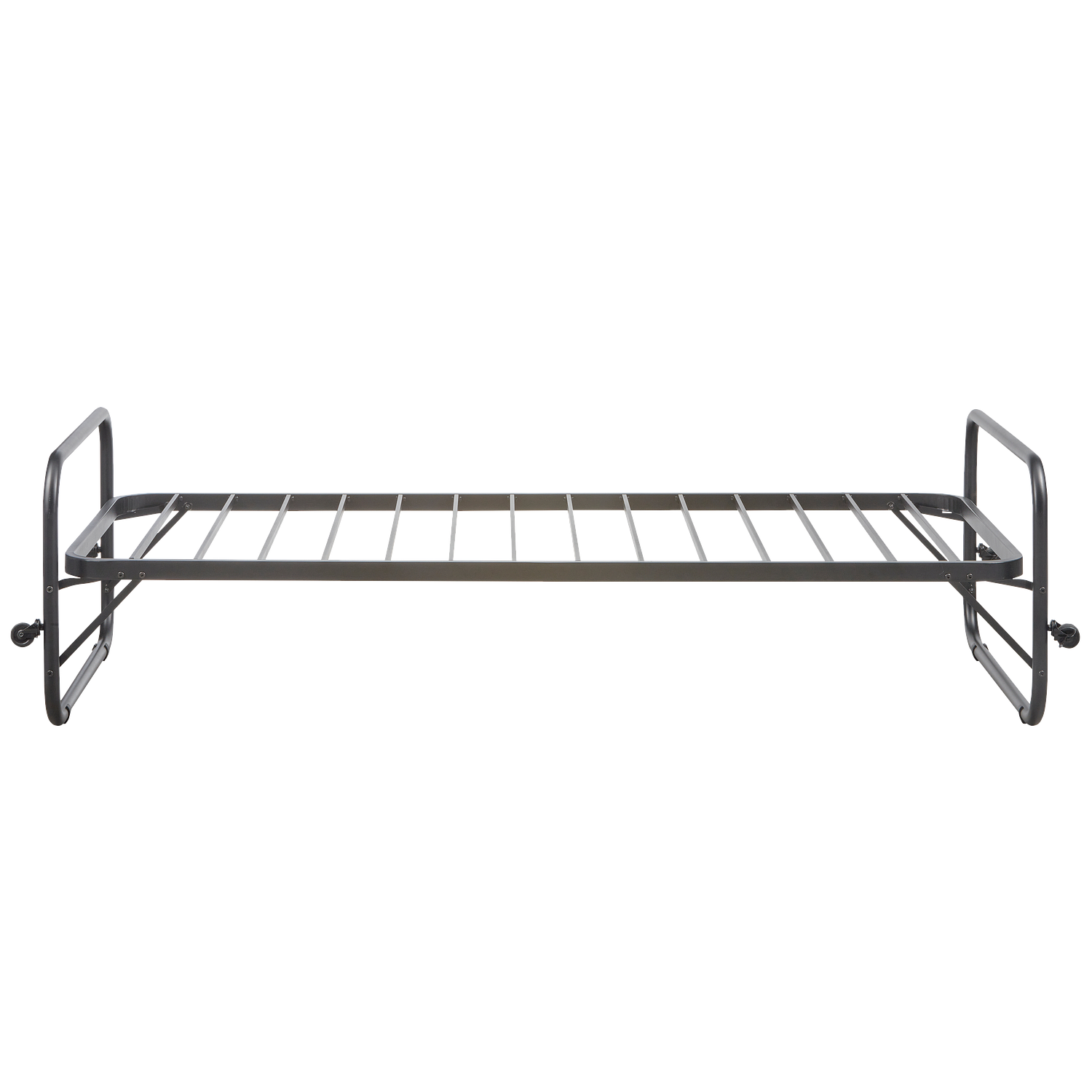 LUCY Rollbettgestell Metall Schwarz 90x200cm 3