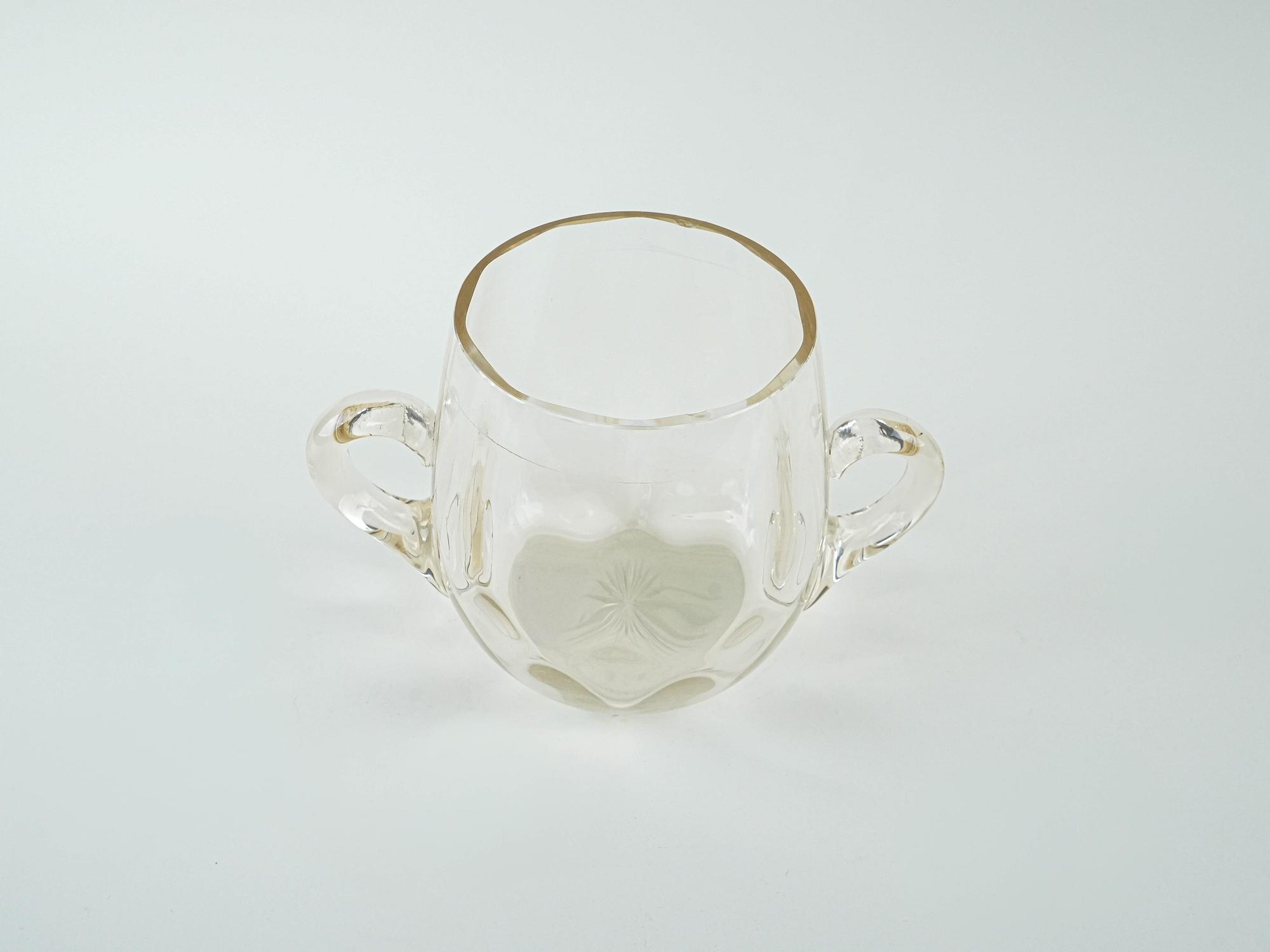 Glaseiskübel Transparent 1970er Jahre 4