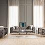 Elegantes Sofa 2-Sitzer Anthrazit 1