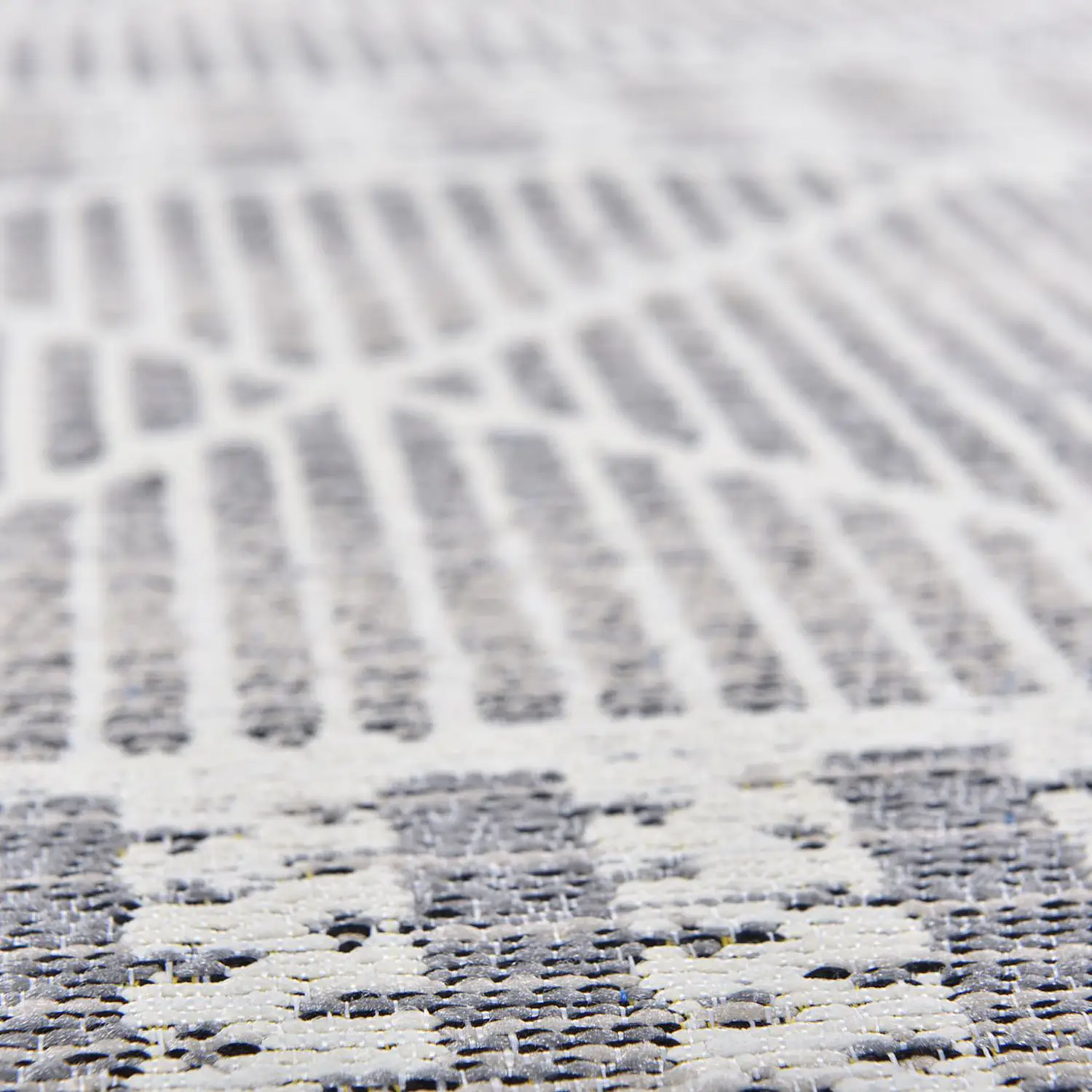 Funky Geometric Outdoorteppich Beige 5
