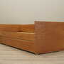 Vintage Bett Holz Braun 1970er Jahre 2