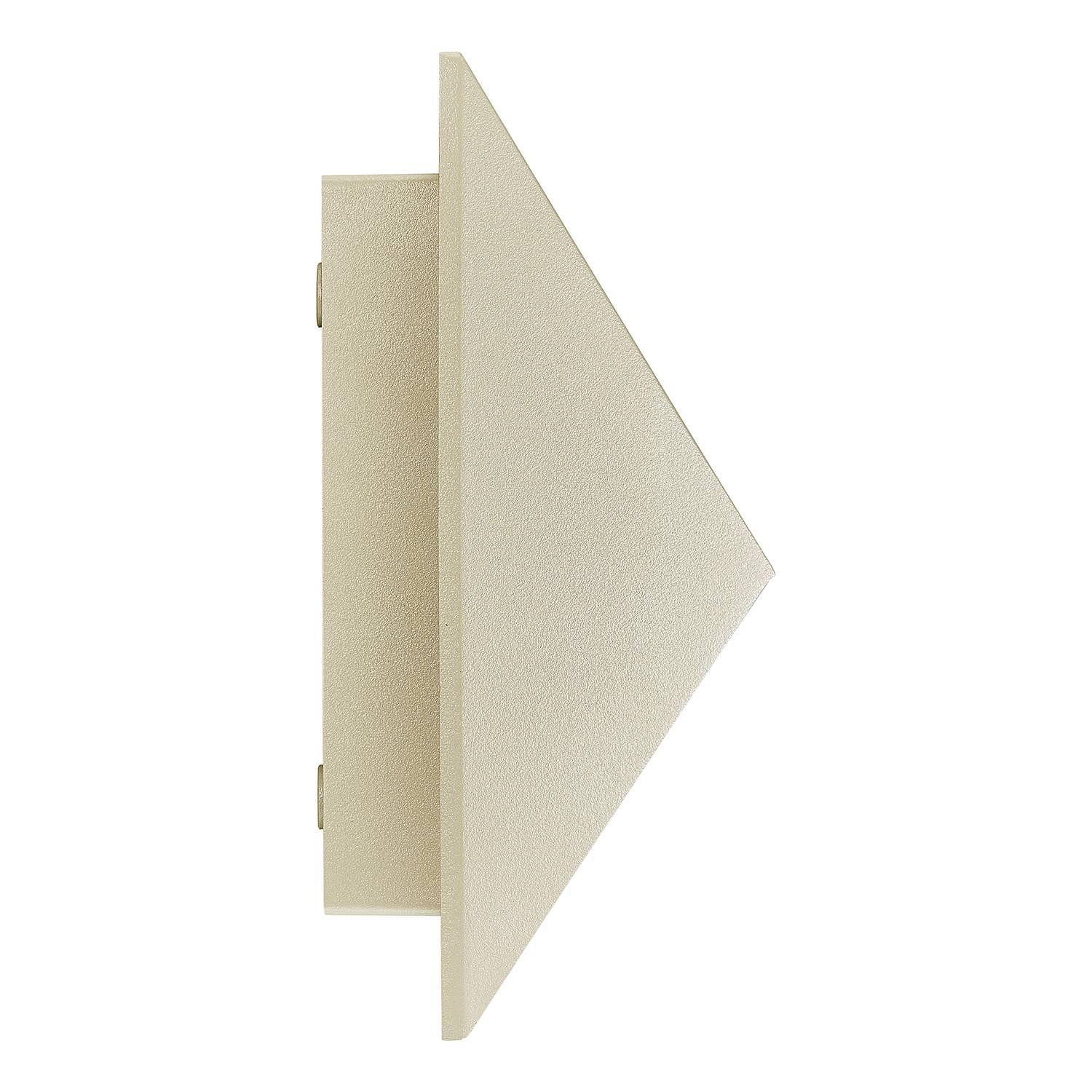 2-Flammig Wandleuchte Pontio Aluminium Beige 3