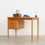 Schreibtisch Holz Braun 1970er Jahre  2