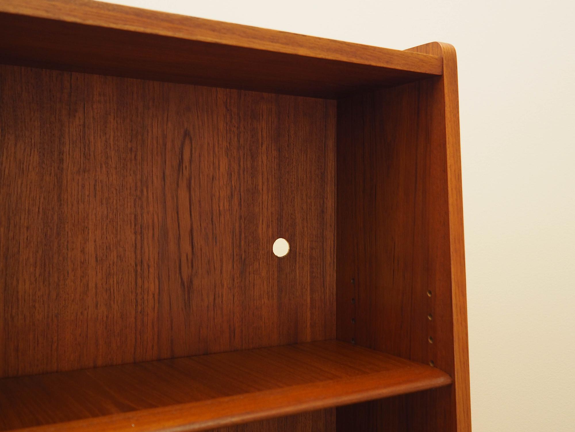 Bücherregal Teak Braun 7