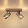 Ceiling lamp Satella Type F smoked glass / iron 0