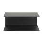 2x Wandregal Metall Schwarz 1