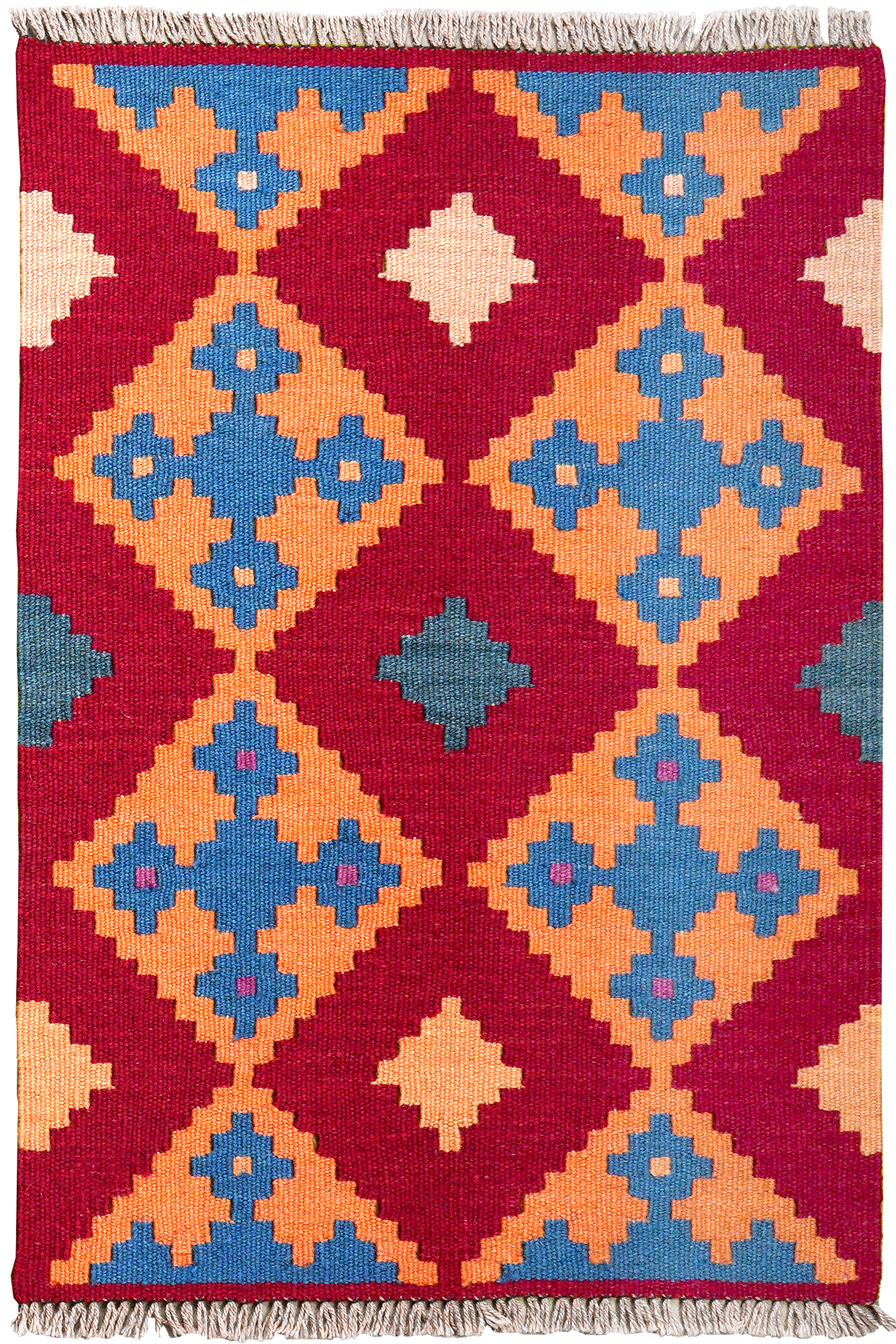 Kilim Gashgai Teppich Mehrfarbig 0