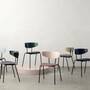 Herman Stuhl Holz Grau 3