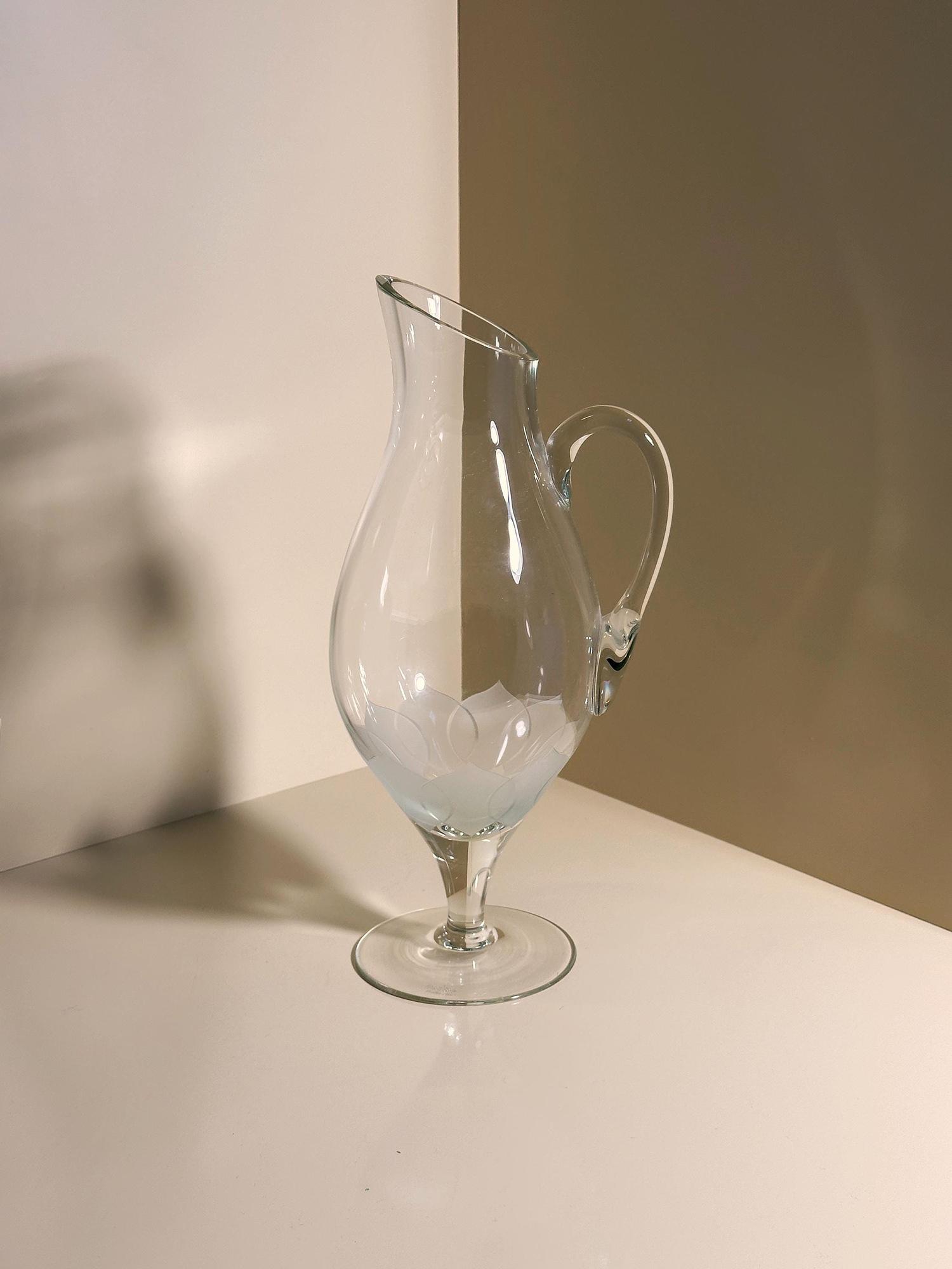 Vintage Lotus Decanter Crystal 1960s 3