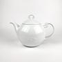 Asymmetry Teapot Porcelain 1980s 1