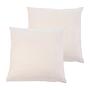 2x Alcatraz pillowcase synthetic wool off-white 50 x 50 cm 0