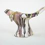 Ceramic bird sculpture Multi-colored 1970s 6