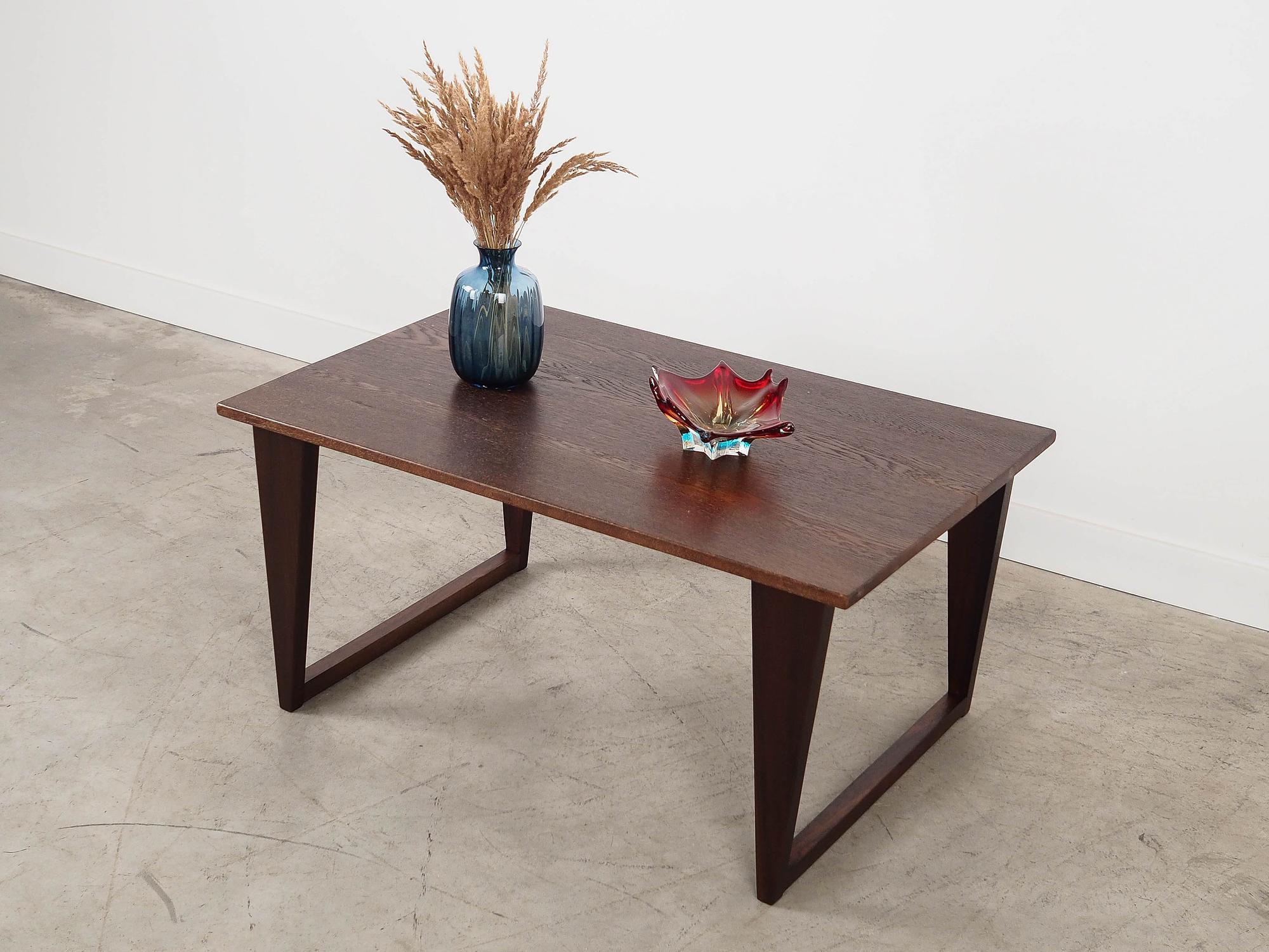 Eichentisch 1970er Jahre Braun 3