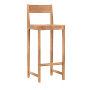 Model 01 Bar Stool Birch Wood Brown 0