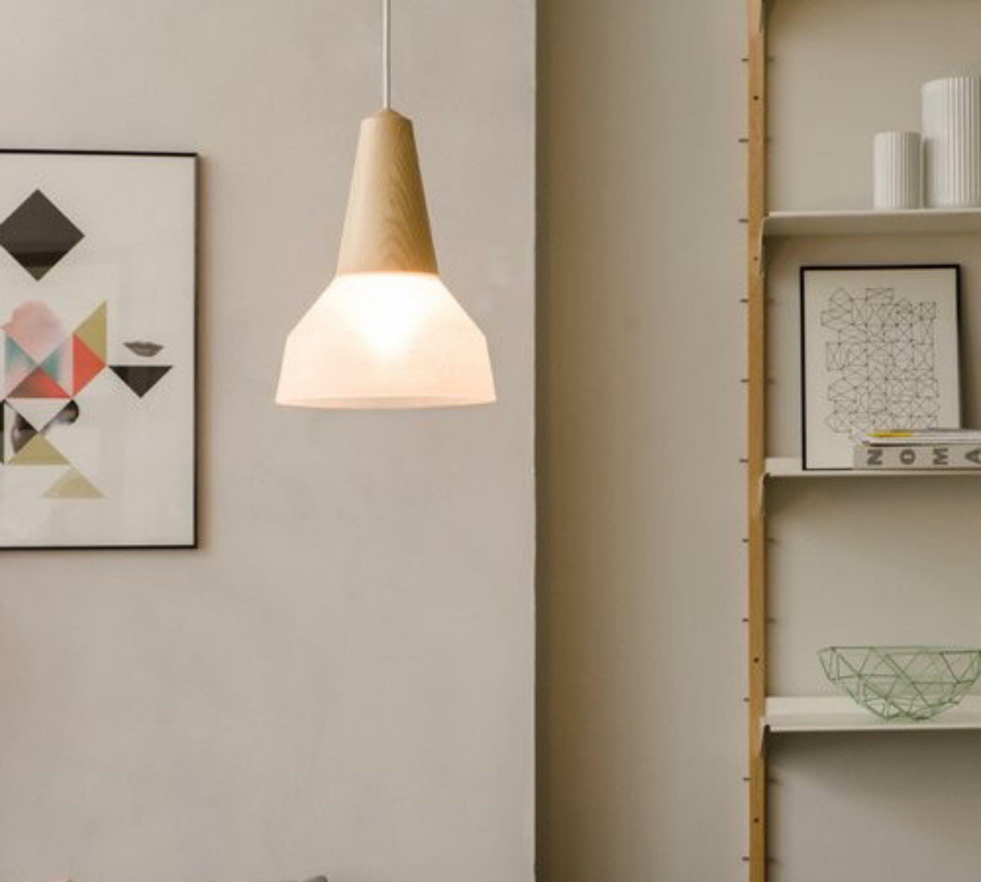 Eikon Lampe Weiß / Esche 5