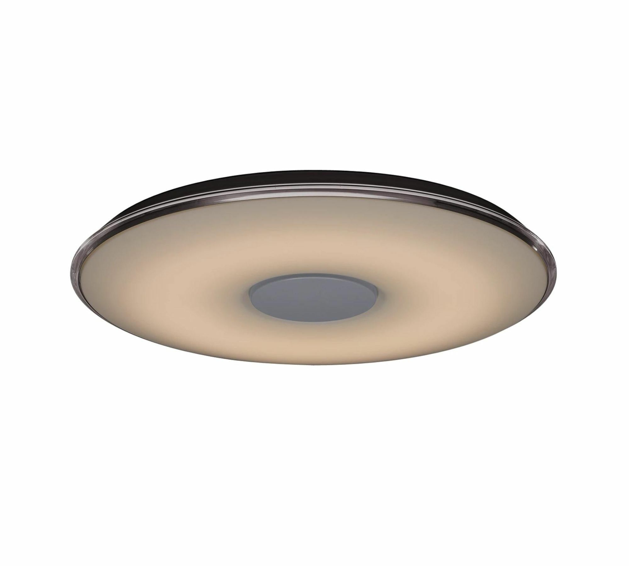 LED-Deckenleuchte 1-flammig Glas Kunststff Schwarz 4