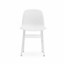 Form Stuhl Mit Metallgestell Weiß 1