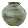 Handmade pot ceramic green 0