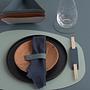 6x Stone Placemats 100% Recycled Leather Mint 2