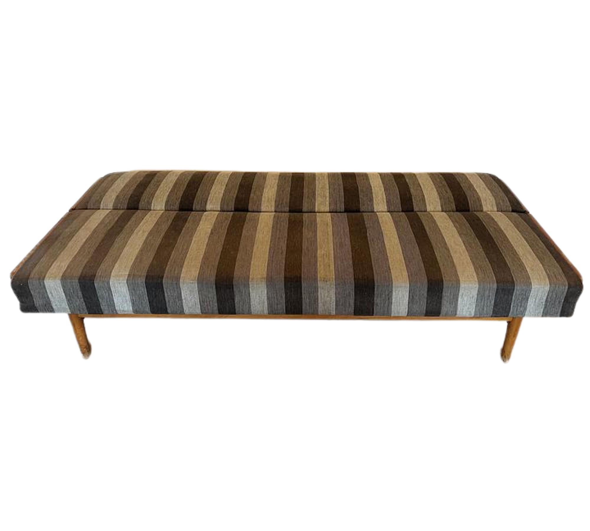 Mid-Century Schlafsofa Baumwolle 5