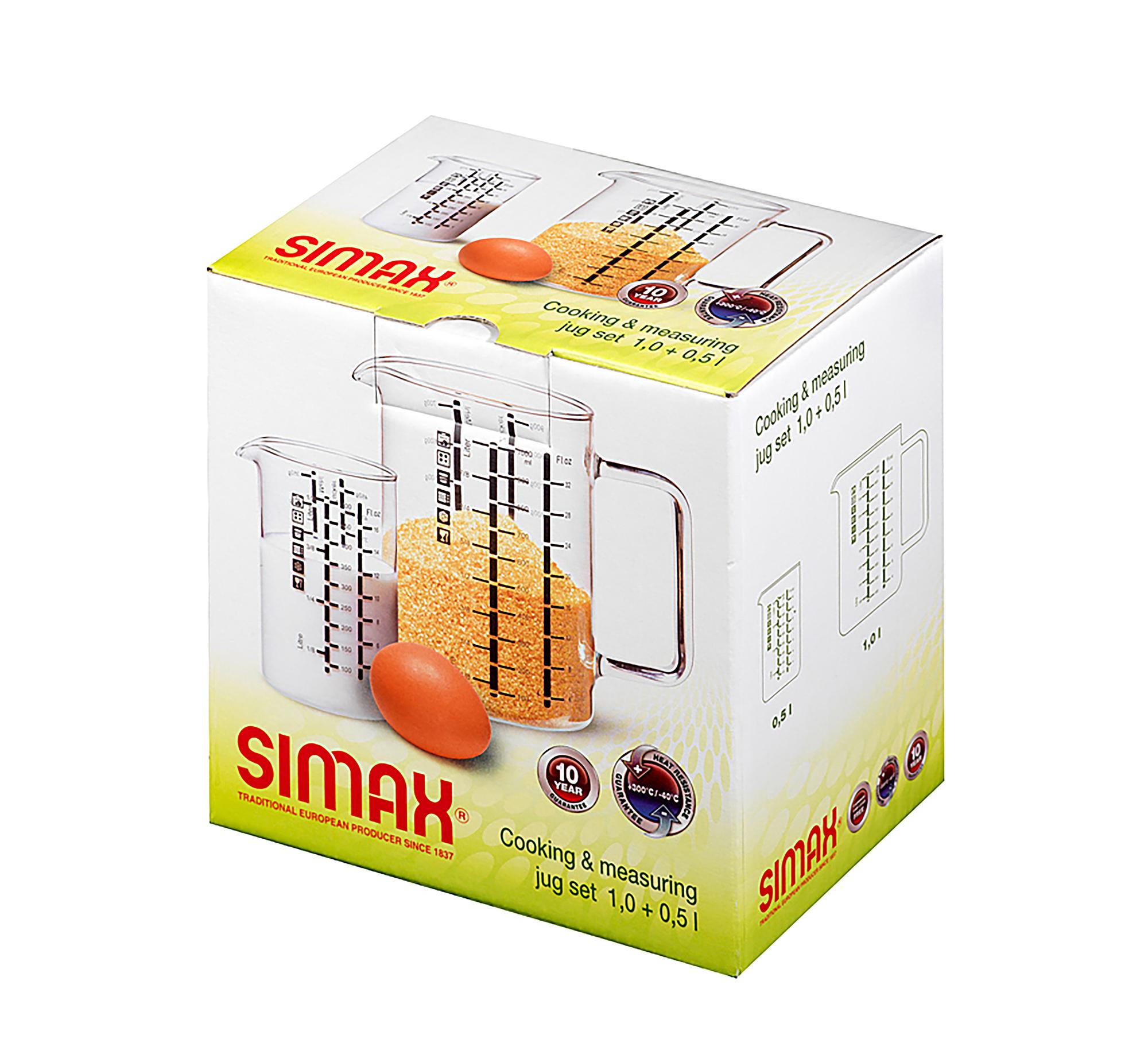 Adhol Messbecher 2er Set Transparent 3