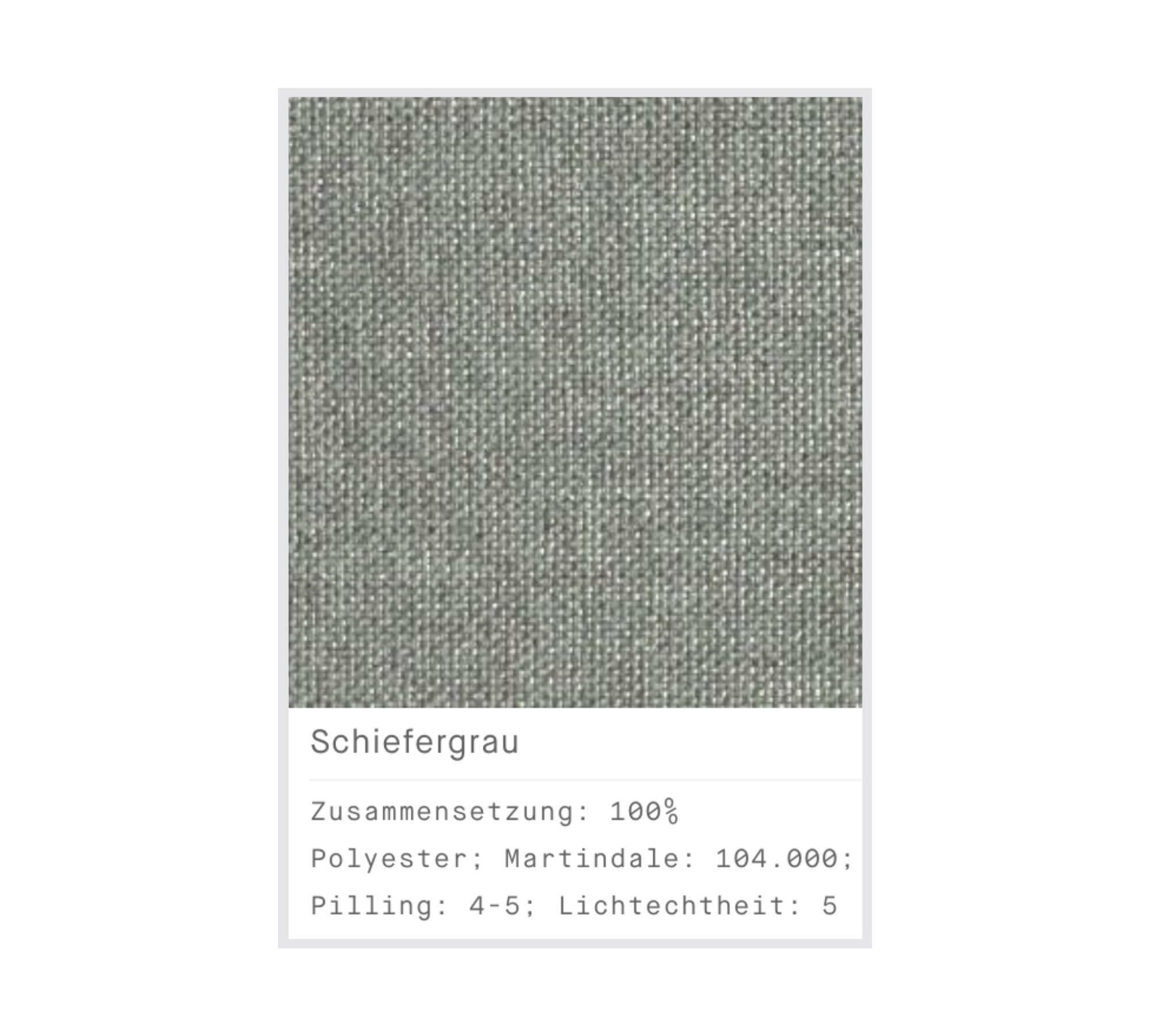 Flayr 3-Sitzer Sofa Webstoff Schiefergrau 4
