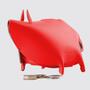 Sparschwein aus 100% Recyceltem Leder aus Spanien Rot 2