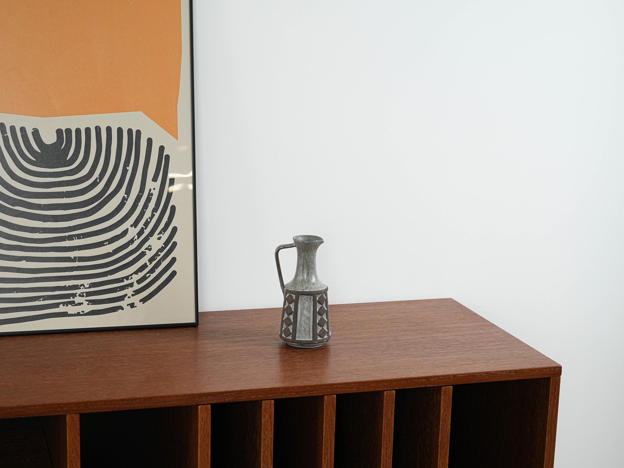 Ceramic vase 1970s Grey 1