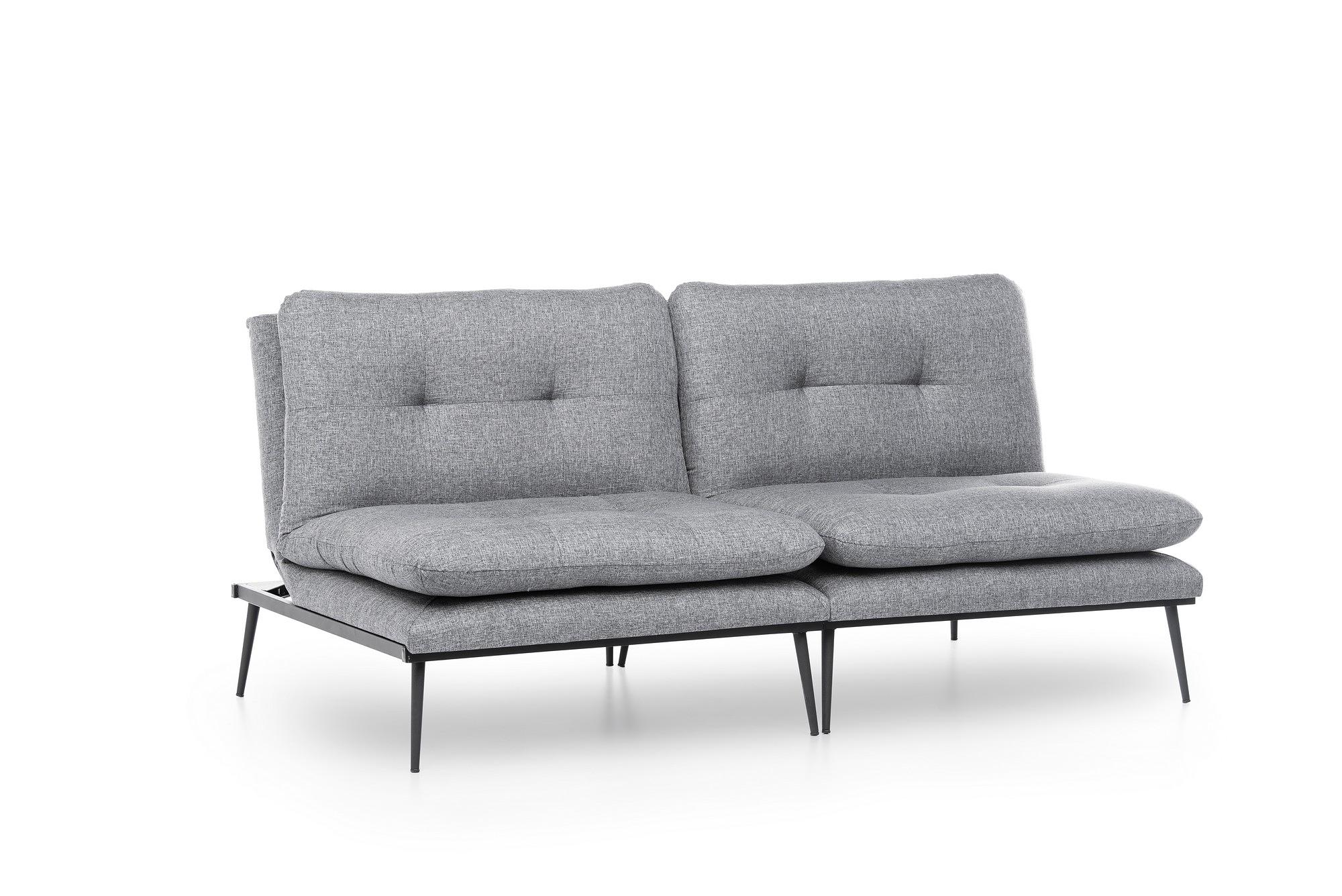 Martin Sofabed Schlafsofa 3-Sitzer Grau 4