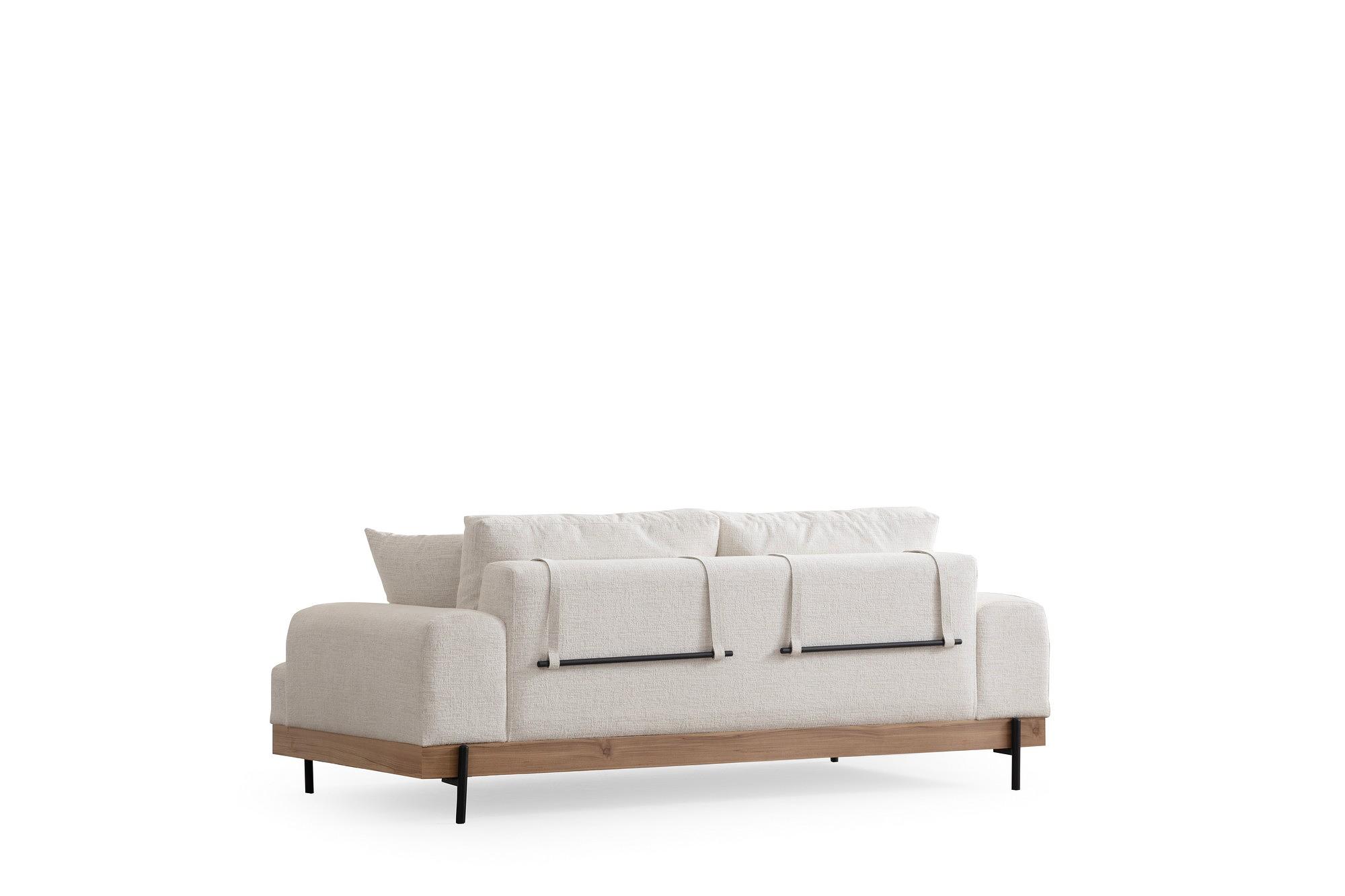 Eti 3-Sitzer Sofa Weiss 5