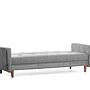 Hiko Sofa bed 3-seater Light grey 5