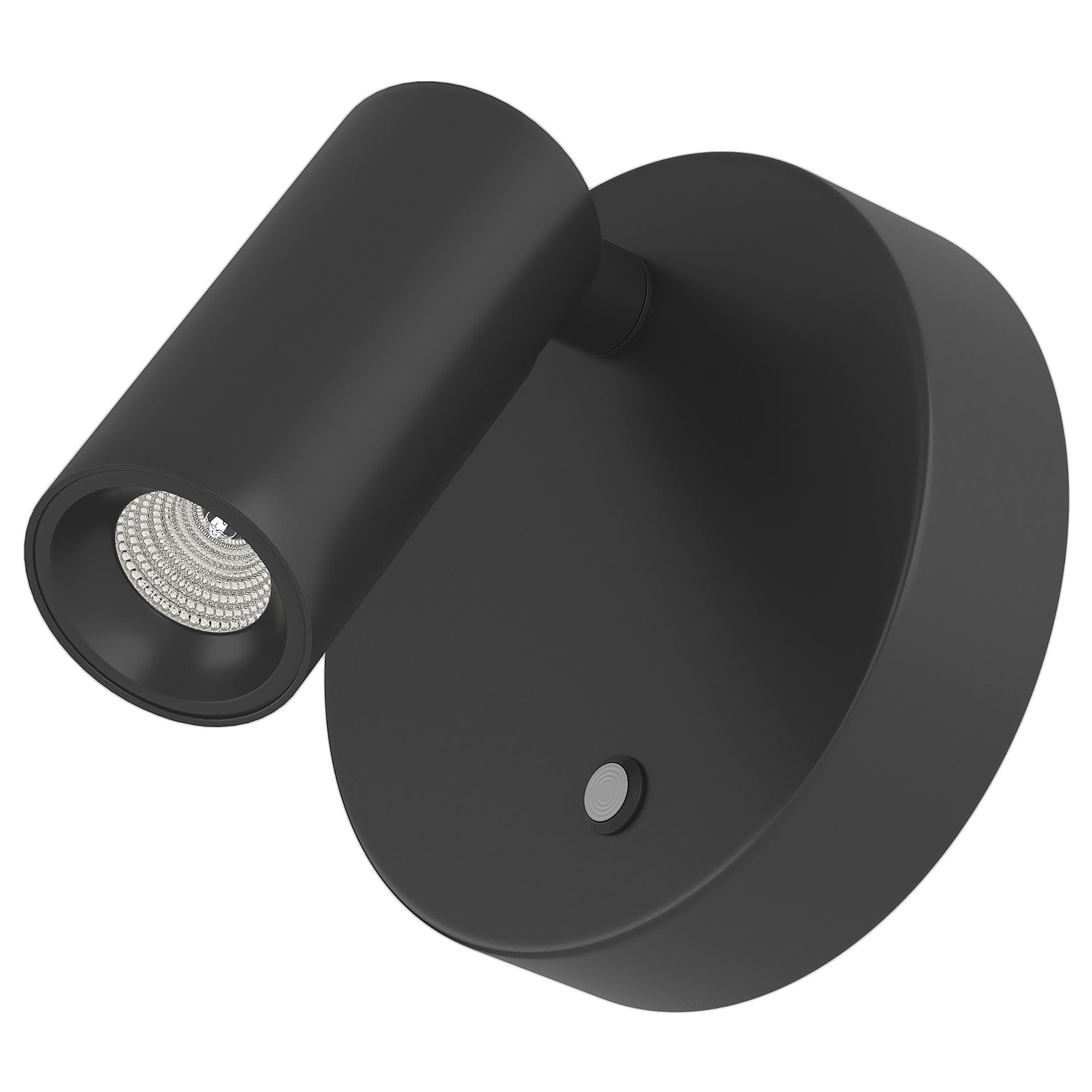 TEPA Akku-Wandleuchte Dimmbar inkl. Fernbedienung Schwarz 0