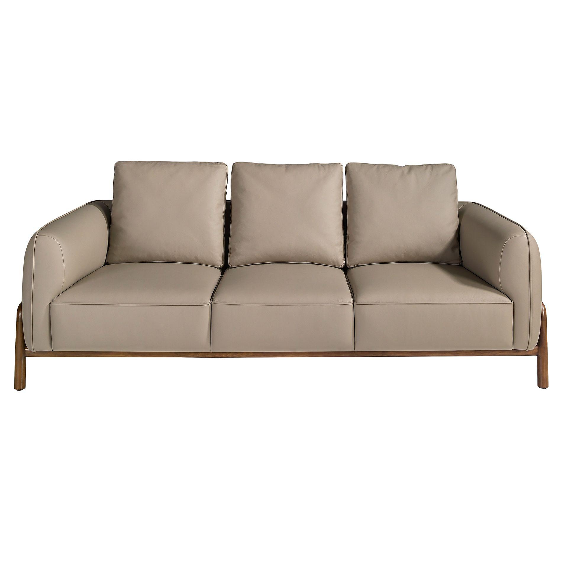 Sofa 6257 2-Sitzer Leder Braun 2