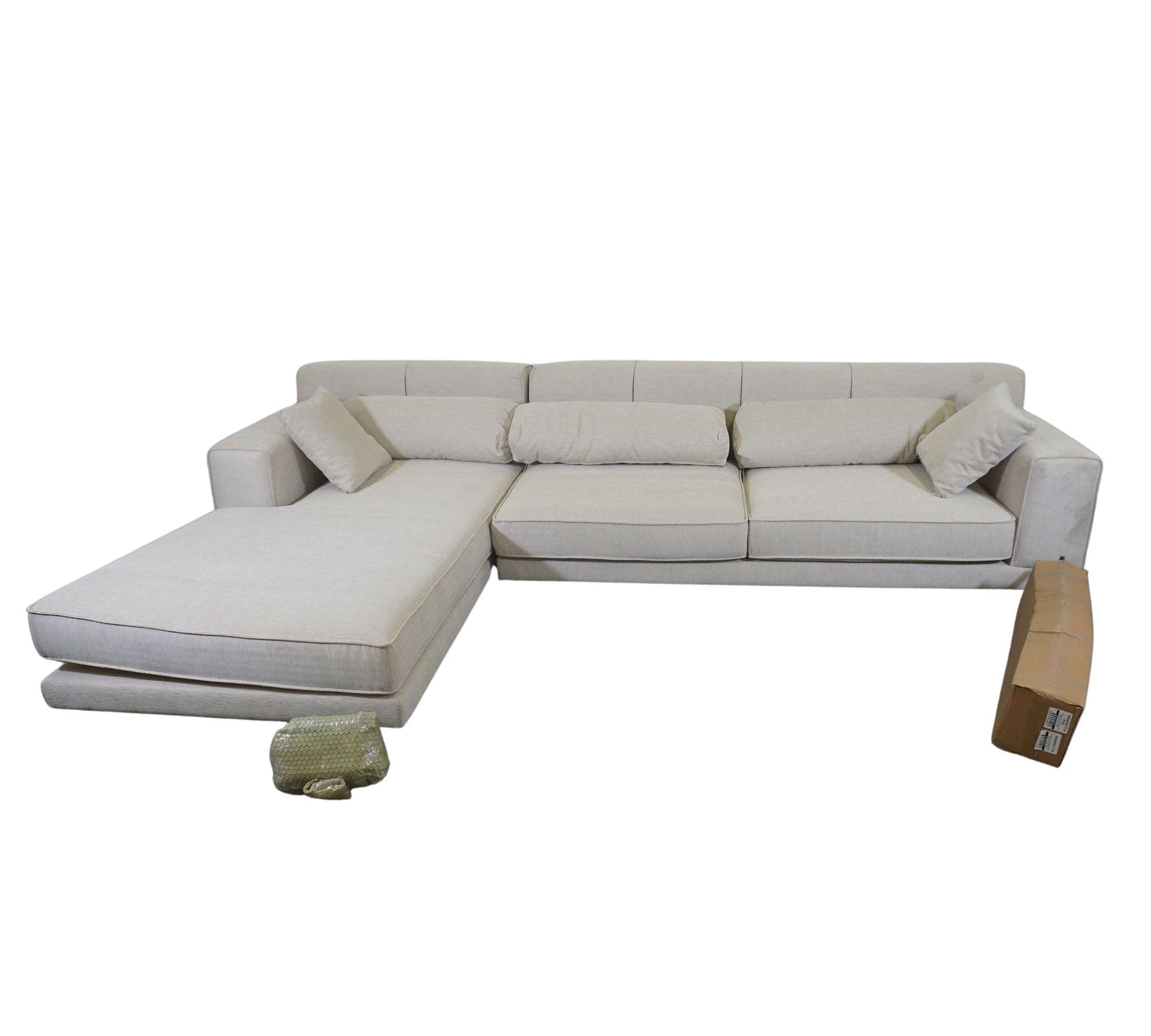Sofa Récamiere Links Beige 5