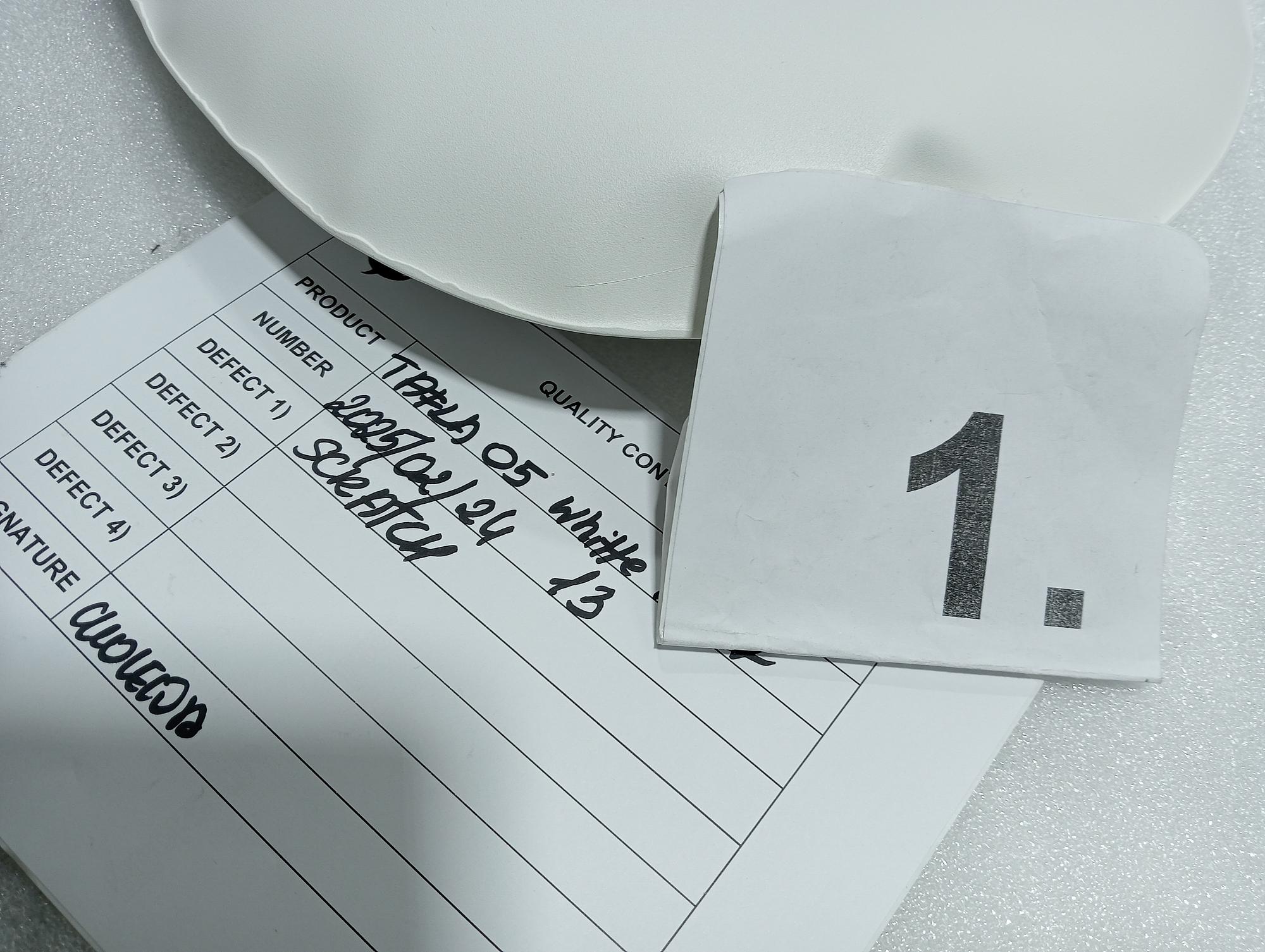 Table Mirror O5 Stainless Steel Candy White Matt 3