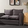 Saga Schlafsofa 2-Sitzer Grau 0