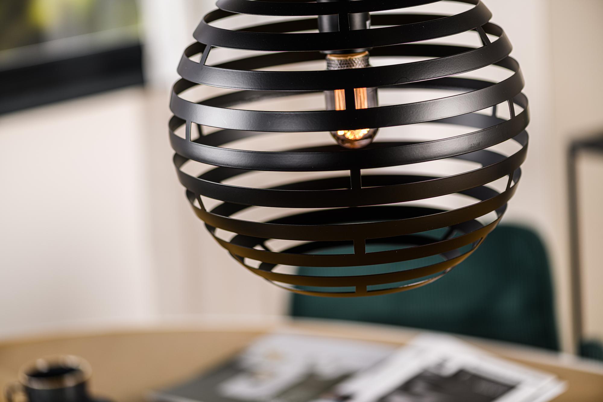 Pendant lamp metal black 3