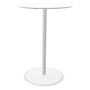 Dual Beistelltisch Aluminium Weiß Ø 70cm 1