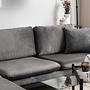 Reya Corner Sofa Charcoal 5