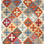 Kilim Gashgai Teppich Mehrfarbig 0