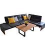 Ecksofa Leder Anthrazit 9